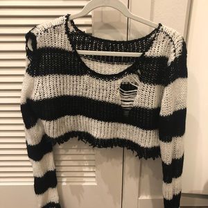 Dolls Kill Crop Sweater